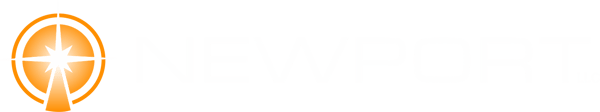 Newport logo horizontal orange icon